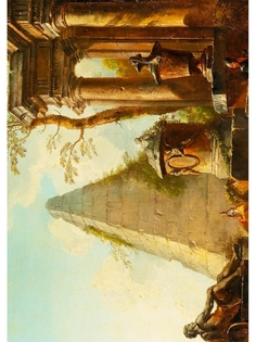 Постер DRABS A3 Джованни Паоло Паннини - Классическая сцена с пирамидой Гая Цестия