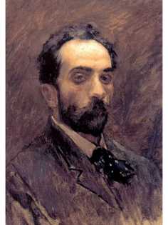 Постер DRABS A3 Левитан Исаак Ильич, Автопортрет. 1890