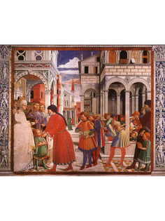 Постер DRABS A3 Беноццо Гоццоли, Школа в Тагасте