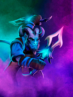 Постер DRABS А3 Dota Riki