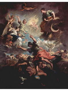 Постер DRABS A3 Себастьяно Риччи, Аллегория Тосканы