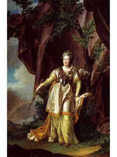 Постер DRABS A3 Левицкий Дмитрий Григорьевич, Портрет Екатерины II