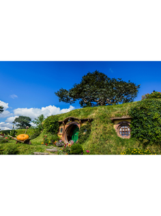 Постер DRABS A3 В маленьком городке Хоббит, Матамата Новая Зеландия