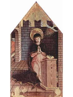 Постер DRABS A3 Карло Кривелли, левое навершие Благовещение