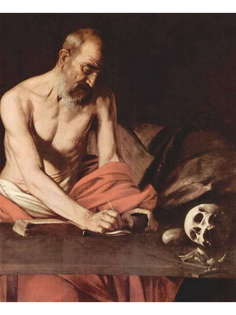 Постер DRABS A3 Микеланджело Меризи де Караваджо, Св. Иероним