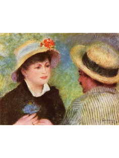 Постер DRABS A3 Ренуар, Пьер Огюст, Соломенные шляпки