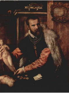 Постер DRABS A2 Tициан Вечеллио, Портрет антиквара Якопо Страда