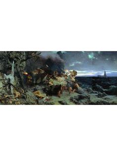 Постер DRABS A2 Семирадский Генрих Ипполитович, Оргия времен Тиберия на острове Капри