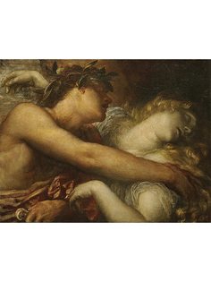 Постер DRABS A3 Джорж Фредерик Уотс, Орфей и Эвридика