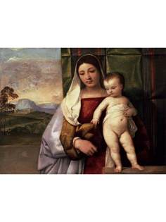 Постер DRABS A3 Tициан Вечеллио, Цыганская мадонна.