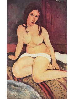 Постер DRABS A3 Амедео Модильяни, Сидящая обнаженная 1