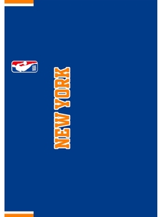 Постер DRABS А3 баскетболисту, Нью Йорк, НБА