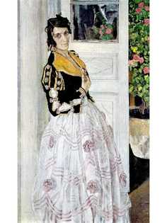 Постер DRABS A3 Головин Александр Яковлевич, Испанка на балконе