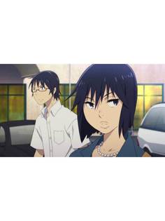 Постер DRABS A3 Аниме город в котором меня нет 1 сезон