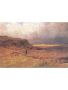 Постер DRABS A2 Васильев Федор Александрович, Тучи над холмами. Этюд