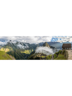 Постер DRABS A3 Панорамный вид на руины инков Мачу-Пикчу, Перу