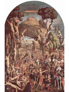 Постер DRABS A2 Витторио Карпаччо, Распятие десяти тысяч на горе Арарат