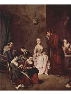 Постер DRABS A3 Пьетро Лонги, Искушение