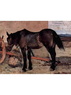 Постер DRABS A3 Джованни Фаттори, Лошадь перед телегой