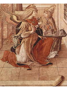 Постер DRABS A3 Карло Кривелли, Благовещение с Эмигдием в Асколи Пичено. 3