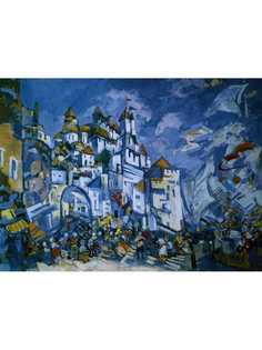 Постер DRABS A3 Коровин Константин Алексеевич, Невидимый град Китеж