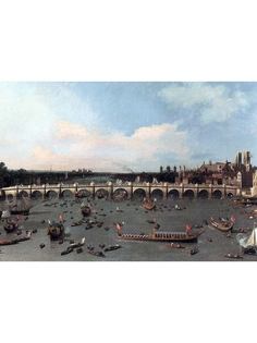 Постер DRABS A3 Джованни Антонио Каналетто, Лондон. Мост Вестминстер