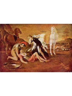 Постер DRABS A2 Никола Пуссен, Танкред и Эрминия