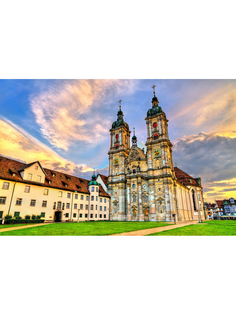 Постер DRABS A3 Собор аббатства Святого Галла, всемирное наследие ЮНЕСКО