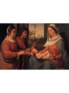 Постер DRABS A3 Себастьяно дель Пьомбо, Sacra Conversazione