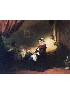 Постер DRABS A2 Клодт Михаил Петрович, Больной музыкант