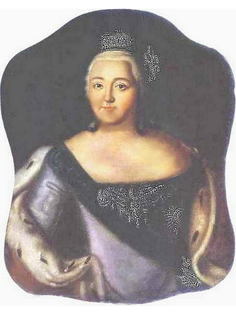 Постер DRABS A3 Антропов Алексей Петрович, Портрет императрицы Елизаветы Петровны