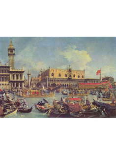 Постер DRABS A2 Джованни Антонио Каналетто, Буччинторо, перед дворцом дожей