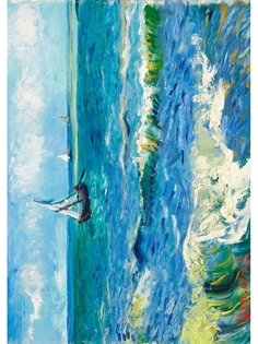 Постер DRABS А2 Винсент ван Гог - Морской пейзаж в Сен-Мари