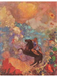 Постер DRABS A2 Редон, Одилон, Муза на Пегасе