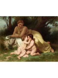 Постер DRABS A3 Бугеро, Адольф Вильям, Портрет женщины