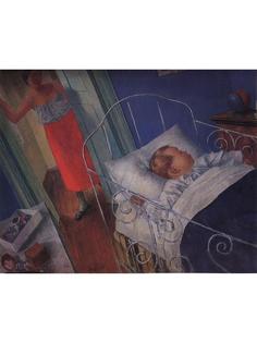 Постер DRABS A3 Петров-Водкин Кузьма Сергеевич, В детской