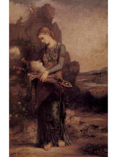 Постер DRABS A3 Моро, Гюстав, Фракиянка с головой и лирой Орфея