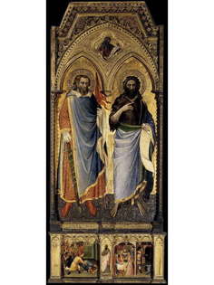 Постер DRABS A3 Спинелло Аретино, Св. Немесиус и Св. Джон Баптист