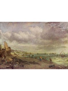 Постер DRABS A3 Джон Констебл, Пляж в Брайтоне