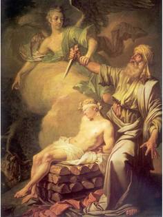 Постер DRABS A3 Лосенко Антон Павлович, Авраам приносит в жертву сына своего Исаака