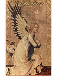 Постер DRABS A2 Симоне Мартини, Алтарь Орсини. Ангел благовещения