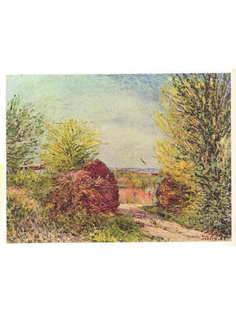 Постер DRABS A2 Сислей, Альфред, Дорога в Венё-Надоне весной