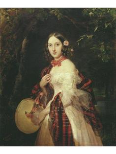 Постер DRABS A2 Орлов Пимен Никитич, Портрет Марии Аркадьевны Бек