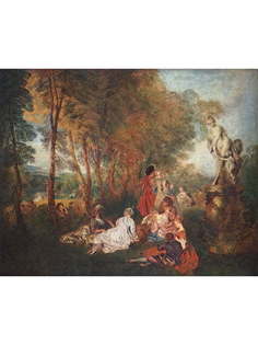 Постер DRABS A2 Ватто, Антуан, Изящные праздники