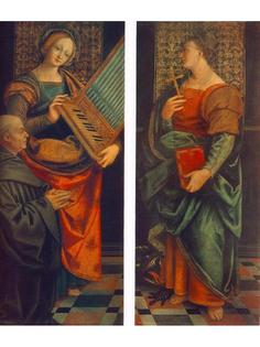Постер DRABS A3 Гауденцио Феррари, St Cecile with the Donator and St Marguerite