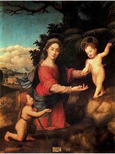 Постер DRABS A2 Джулиано Буджардини, Virgin and Child with the Infant St John the Baptist