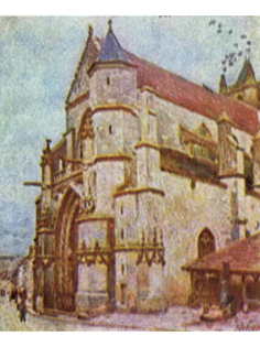 Постер DRABS A3 Сислей, Альфред, Церковь в Море