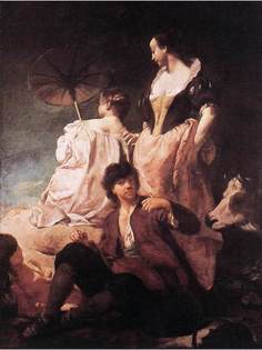 Постер DRABS A2 Джованни Баттиста Пьяццетта, Idyll at the Coast