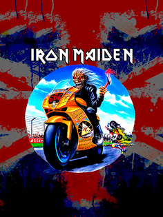 Постер DRABS А2 iron maiden 666