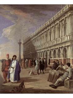 Постер DRABS A3 Лука Карлеварис, The Piazzetta and the Library